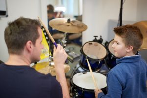 Einzel-Unterricht am Drumset